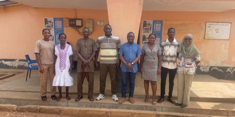 Fisheries Commission Inspects Aquaculture Hubs to Boost Production 1 Prof. Berchie Asiedu, Deputy Executive Director (Technical) of the Fisheries Commission, Inspects Critical Aquaculture Facilities