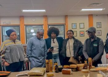 Margaret Ansei, GEA CEO and Delegation at Jungle Jim’s International Market in Cincinnati, Ohio