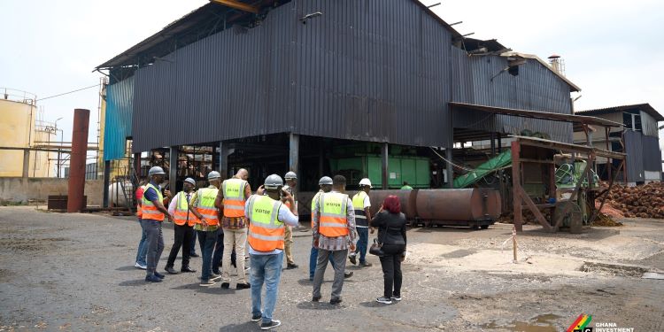 GIPC Maps Ashanti Region for Industrial Investment 1 GIPC Delegation Tour Juaben Oil Mills Limited in Kumasi