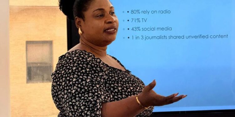 Vice President of the GJA, Rebecca Ekpe