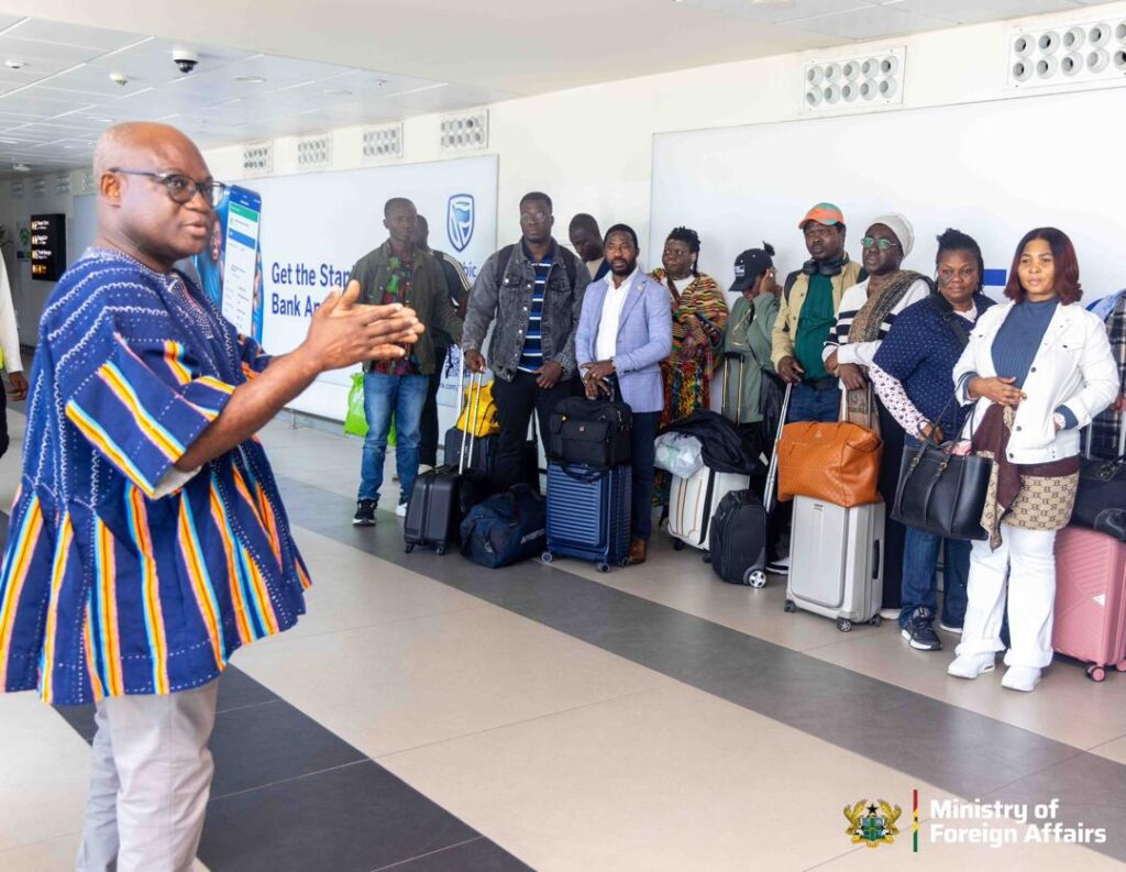 Ghana Returns from Israel 3