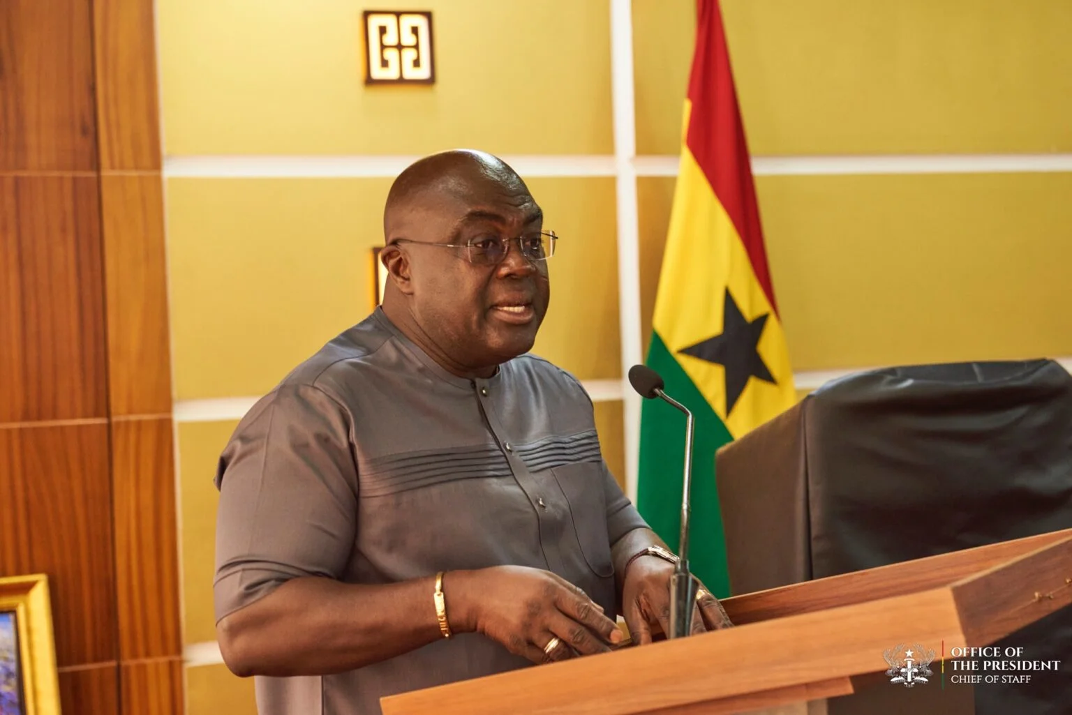 Ghana Will Not Yield to Drug Traffickers, Chief of Staff Declares