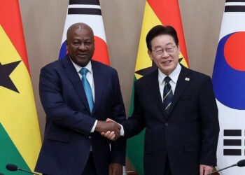 Ghana, Korea Sign Agreements to Deepen Cooperation 1 President John Dramani Mahama with Korean President Lee Jae Myung after bilateral talkS