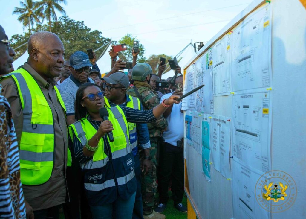 Mahama Inspect Jinijini–Sampa Road 7