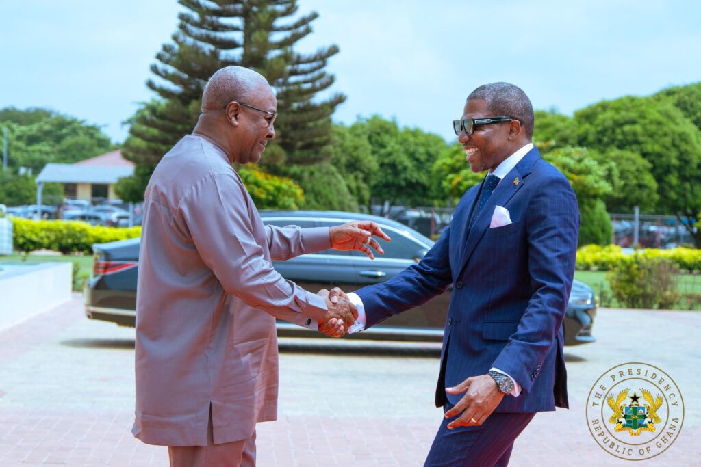 Ghana, St. Kitts and Nevis Strengthen Historic Ties 6 Mahama and Prime Minister Terrance 2