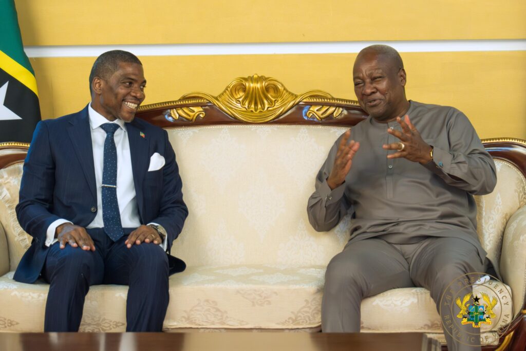 Ghana, St. Kitts and Nevis Strengthen Historic Ties 2 Mahama and Prime Minister Terrance 4