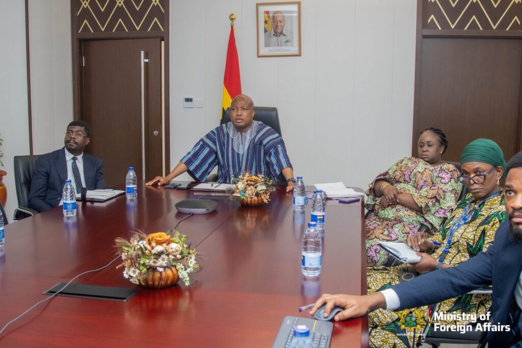 Ghana Records No Casualties in US-Iran War, Steps Up Evacuation 3 MoFA Vitual Meeting 1