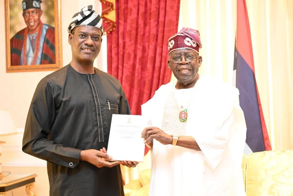 Nigeria’s Finance Minister Pledges Execution of Tax Reforms 2 Mr Taiwo Oyedele and President Bola Tinubu. Photo