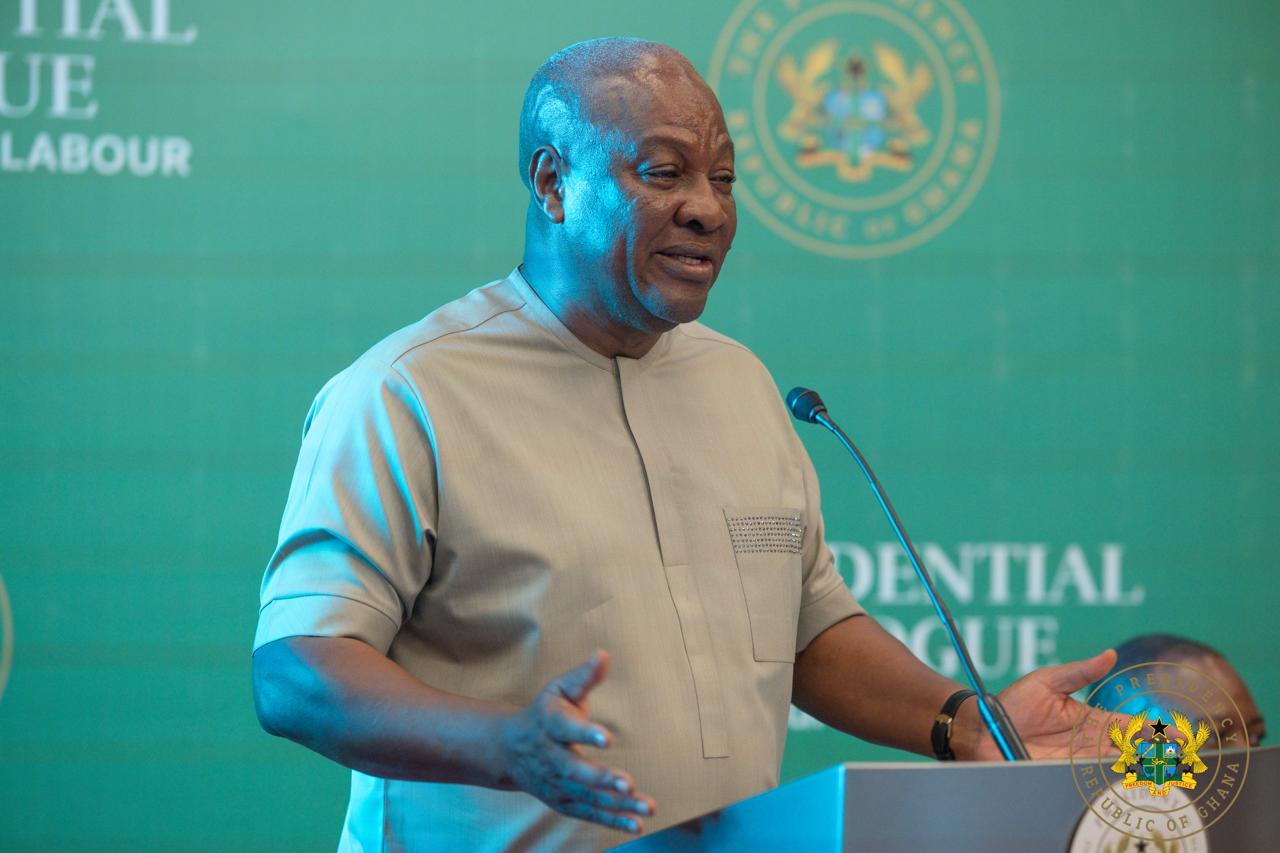 President Mahama: Reset Agenda, not Slogan; Commitment to Fix What's Broken 4 Presidential Dialogue with Organized Labour 4