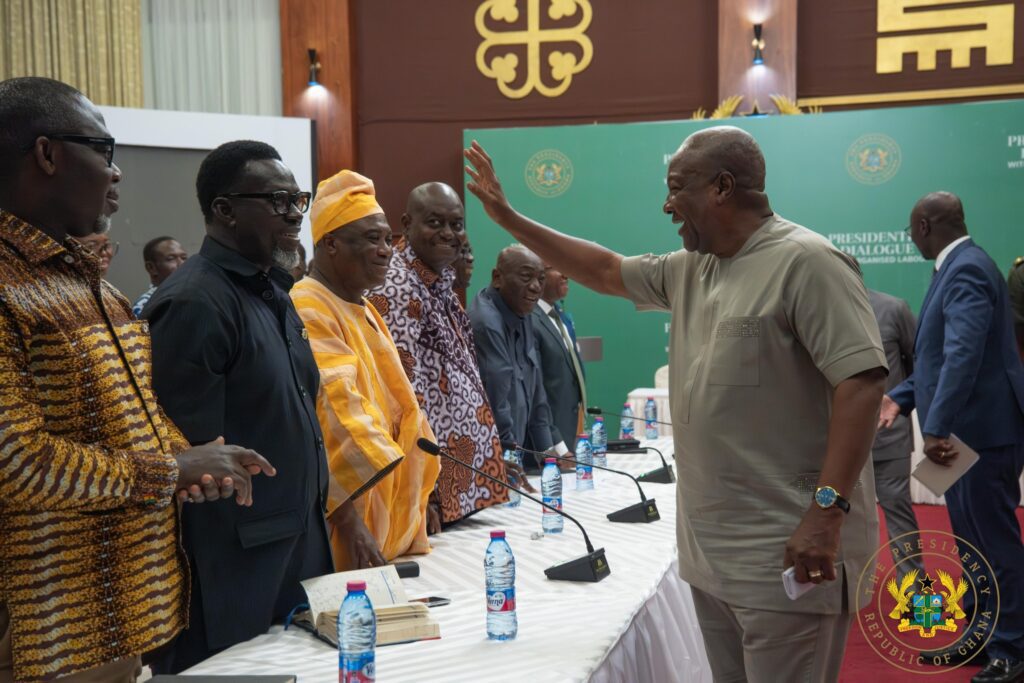Mahama Declares Overhaul of Ghana’s Pension System to Protect Workers 4 Presidential Dialogue with Organized Labour 7