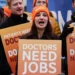 Resident Doctors in England Begin Six-Day Strike 14 Resident doctors pictured during a strike in December