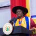 Vice President: Knowledge Must Serve Society 14 Ghana’s Vice President, Professor Naana Jane Opoku-Agyemang, speaking at the University of Cape Coast's special congregation for the confernment of the Distinguished Fellow Award on her