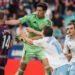 Real Zaragoza Goalkeeper Estaban Andrada hits Huesca captain