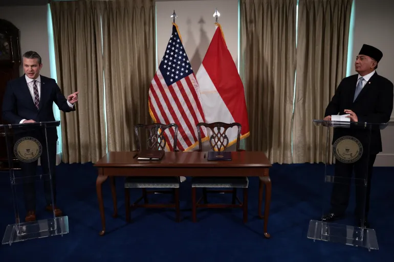 US, Indonesia Announce Major Defence Cooperation Partnership 2 2026 04 13T161712Z 2011695631 RC2AOKA03Q4H RTRMADP 3 USA INDONESIA 1776143022