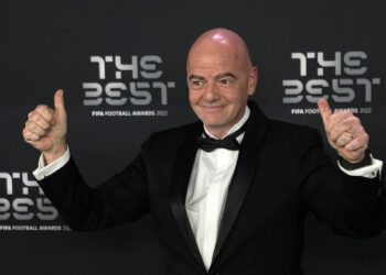 FIFA President Gianna Infantino at the FIFA Best Awards