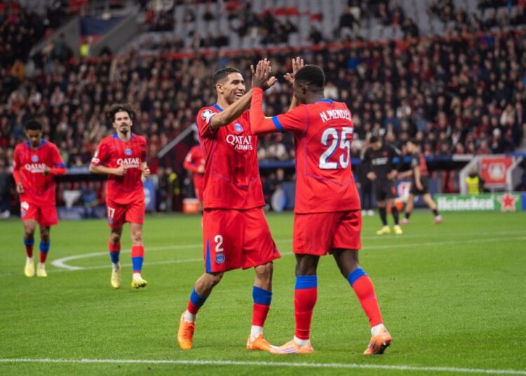 UCL: Europe’s Elite Battle for Semi-Final Spots 1 PSG full back Achraf Hakimi and Nuno Mendes