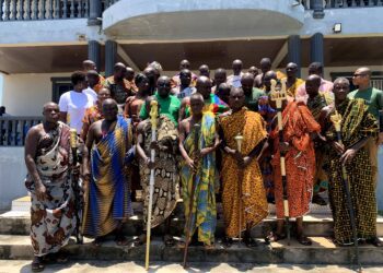 Traditional leaders in the Wassa Fiase Traditional Area