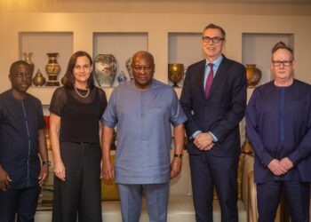 Newmont Corporation with President Mahama