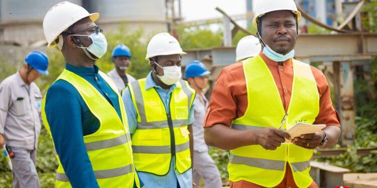Parliament of Ghana  at Sentuo Oil Refinery