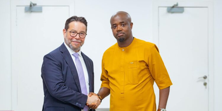 NPA Hosts WLGA, Reaffirms Commitment to Gas Sector Growth 1 Mr. Edudzi Tameklo, NPA Boss with Michael Kelly
