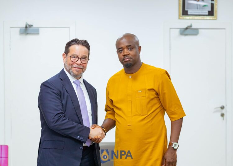 Mr. Edudzi Tameklo, NPA Boss with Michael Kelly