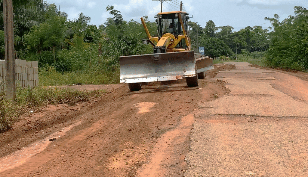 Achiase DCE Launches Major Road Rehabilitation Drive 2 Achiase Roads Revamp 3