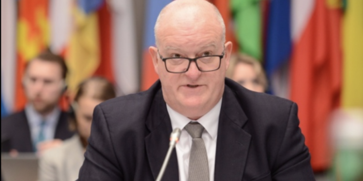UK Discloses Details of Russian Submarine Operation in North Atlantic 1 Neil Holland, Head of the United Kingdom’s Delegation to the Organization for Security and Co-operation in Europe (OSCE)
