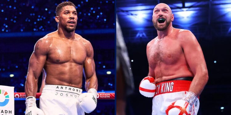Fury and Anthony Joshua Set for Potential Croke Park Showdown 1 A split image of Anthony Joshua (left) and Tyson Fury (right)