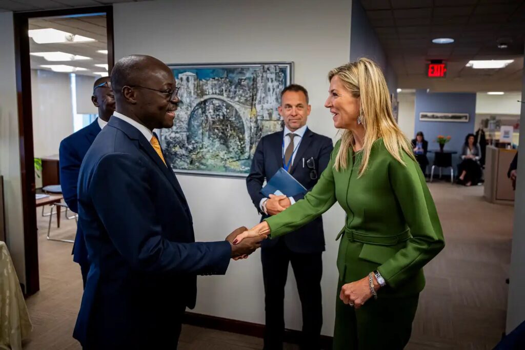 Ato Forson with Queen Maxima 1 1