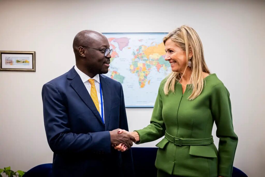 Ato Forson with Queen Maxima 2