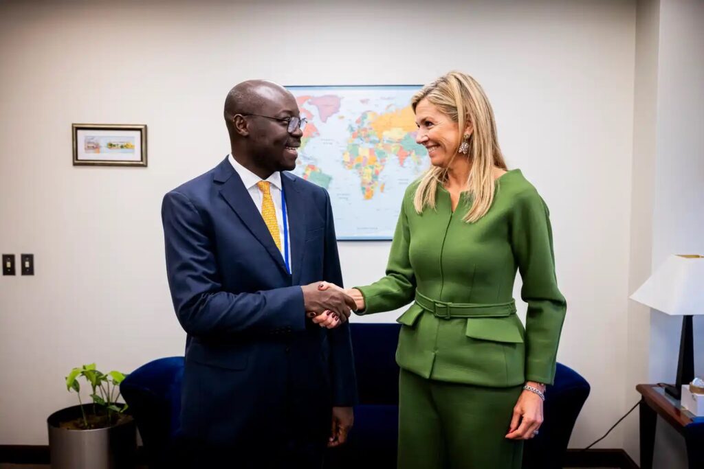 Ato Forson with Queen Maxima 3