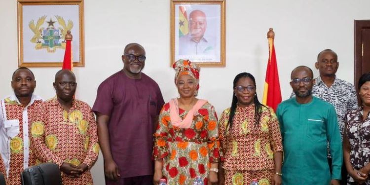 MoFAD Champions Oceanic Supremacy and Ghana’s New Science Policy Doctrine 1 Dr. Afisah Zakariah, Chief Director of MoFAD, with GSA Delegation