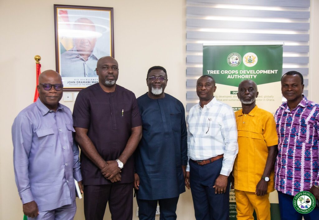 Dr. Andy Osei Okrah TCDA CEO Mr. Emmanuel A. Owusu ANRAG President Mr. Perry Acheampong ANRAG Secretary and Co