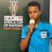Somalian referee, Omar Abdulkadir Artan, with his 2025 AFCON medal