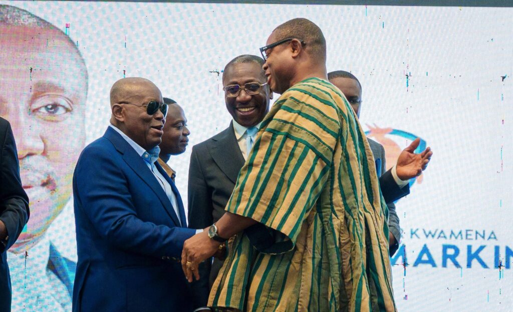 Franklin Cudjoe and Akufo Addo 1
