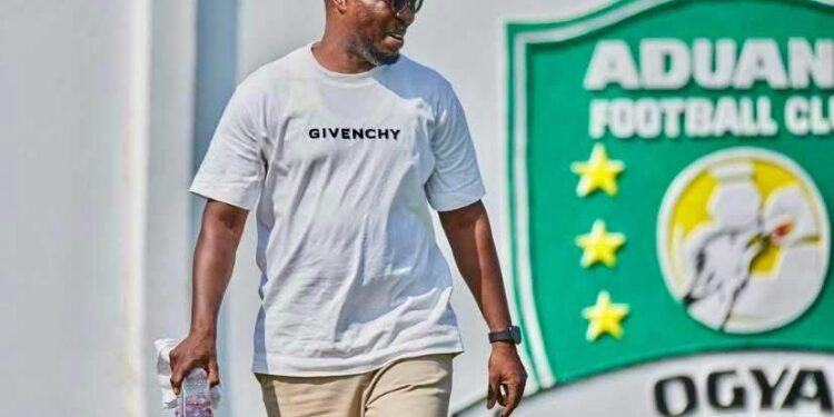Atta Poku Targets FA Cup Glory to Honour the Late Frimpong 1 Collins Atta Poku smiling at the Nana Agyeman Badu I Park in Dormaa