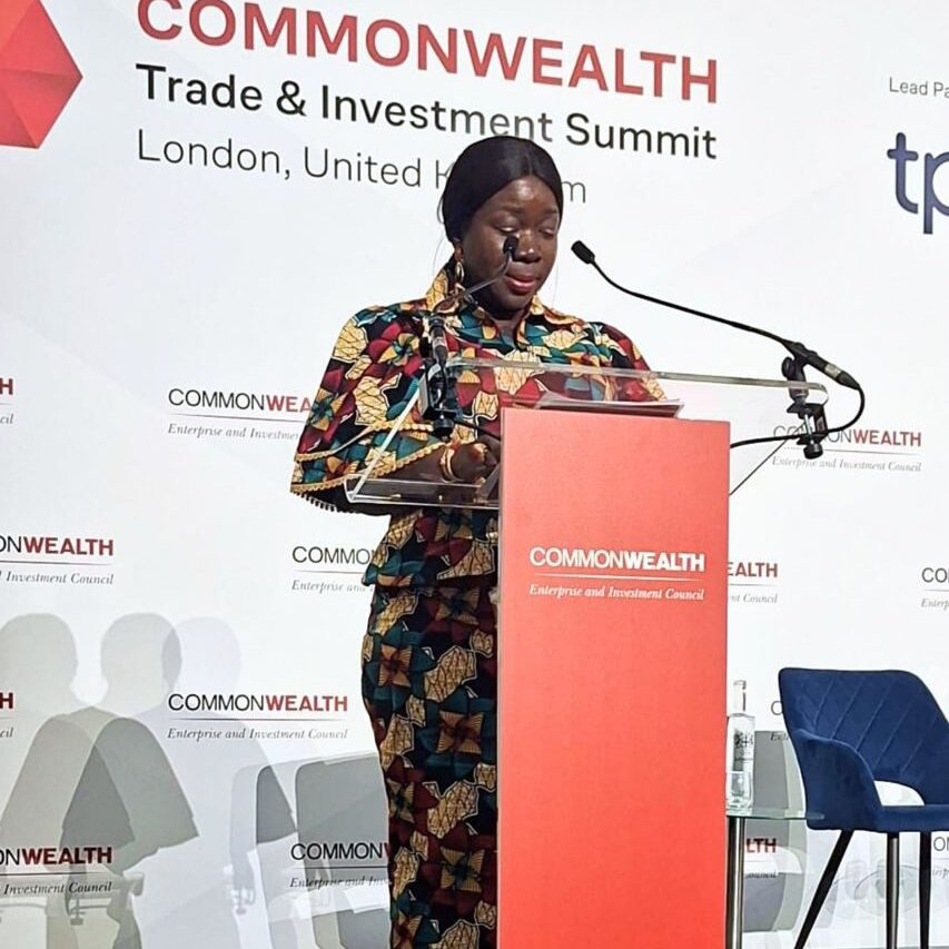 London Forum: Ghana Boldly Reaffirmed as Prime Investment Destination 2 Hon. Elizabeth Ofosu Adjare Minister for Trade Agribusiness and Industry at the CWEIC Business Forum 2 edited