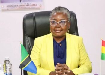 Hon. Emelia Arthur, Minister for Fisheries and Aquaculture Development