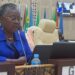Hon. Emelia Arthur, Minister for Fisheries and Aquaculture Development, at the 34th FAO Ministerial Conference in Nouakchott, Mauritania