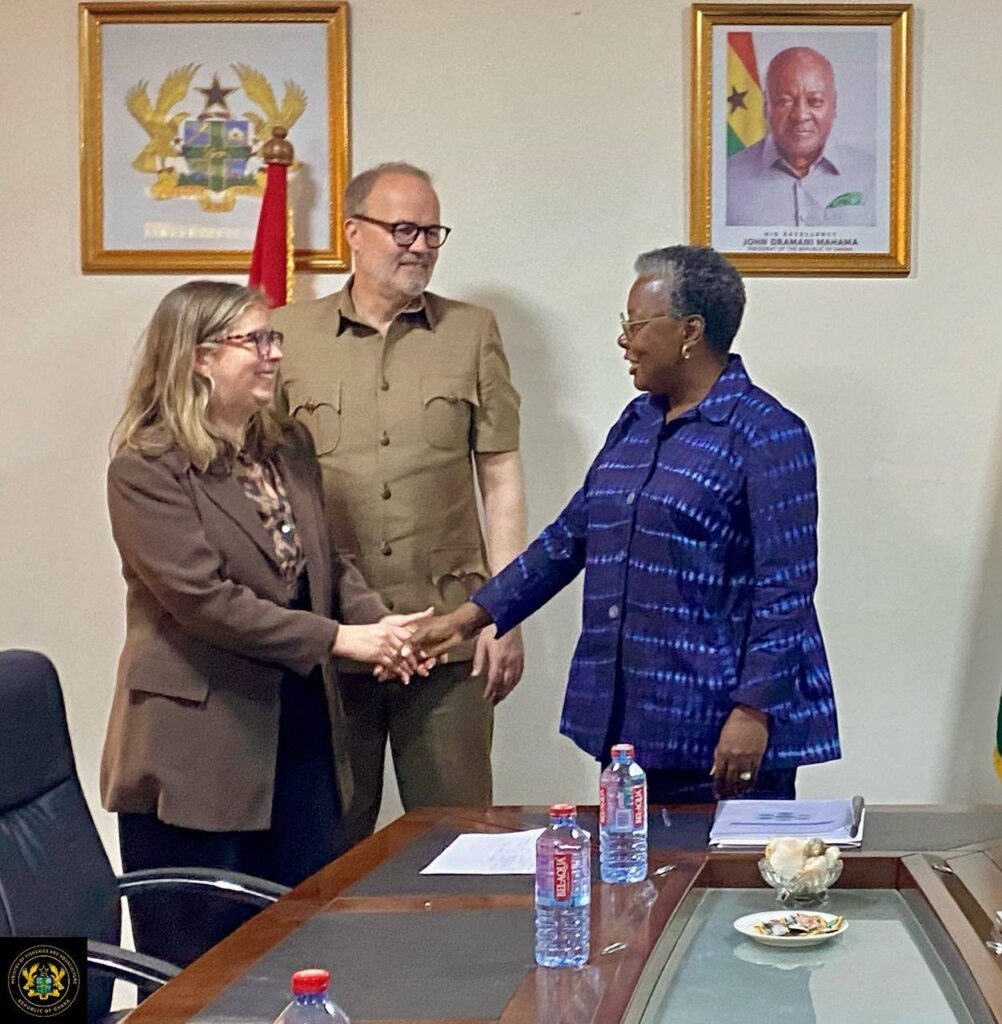 Ghana, Norway Launch "Ocean for Development" Framework to Power Aquaculture 4 Hon. Emelia Arthur Minister for Fisheries and Aquaculture Development with Ambassador Dr. John Mikal Kvistad