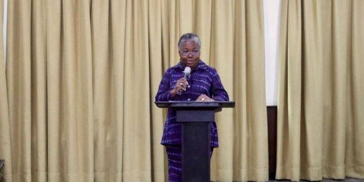 Ghana Validates National Blue Economy Policy Framework 1 Hon. Emelia Arthur, Minister for Fisheries and Aquaculture at the Blue Economy Policy Stakeholder Validation Workshop