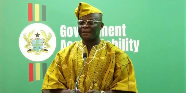 Honourable Ahmed Ibrahim, Minister for Local Government, Chieftaincy and Religious Affairs And Member of Parliament for Banda Ahenkro