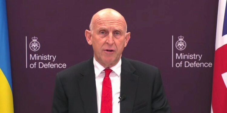 Defence Secretary, John Healey