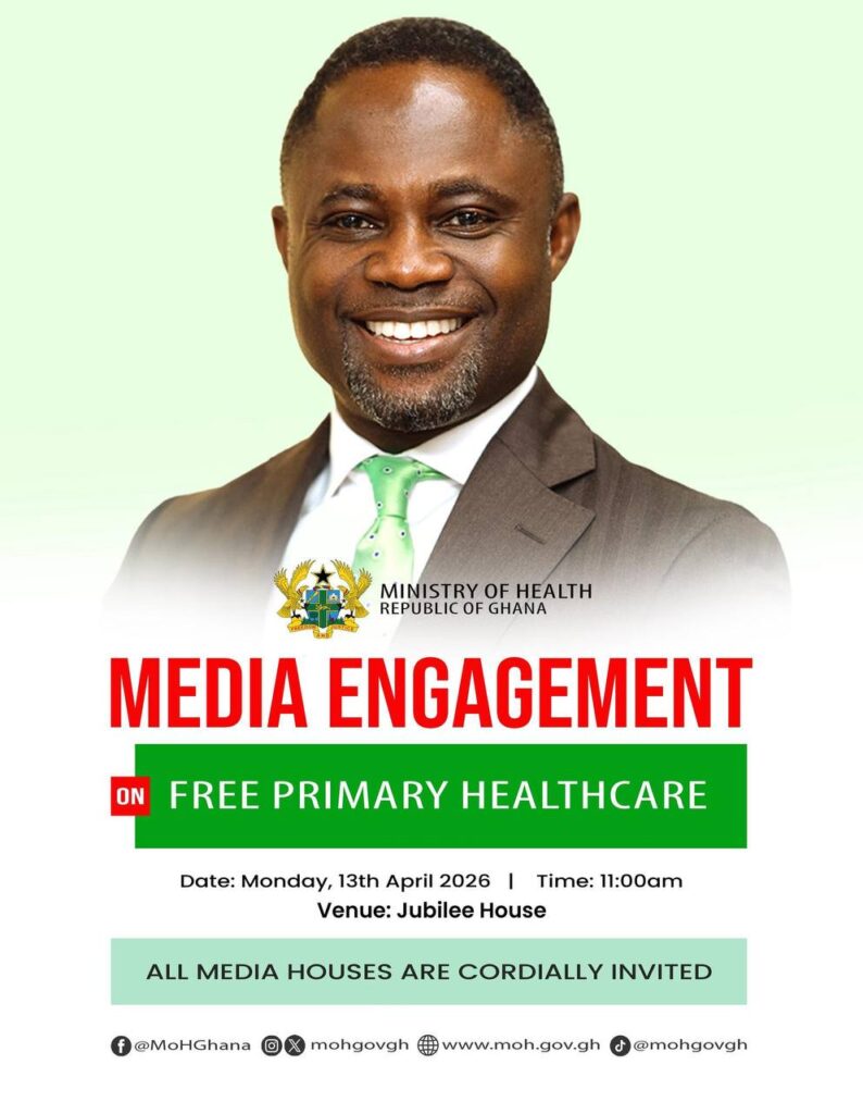 Health Minister to Brief Media on Free Primary Healthcare Rollout