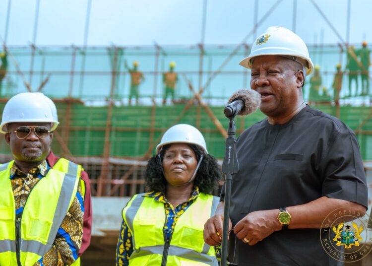 President Mahama Inspect La General Hospital