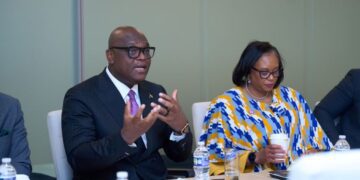 Mr. Simon Madjie, GIPC CEO, with the U.S. Chamber of Commerce in Washington, D.C.