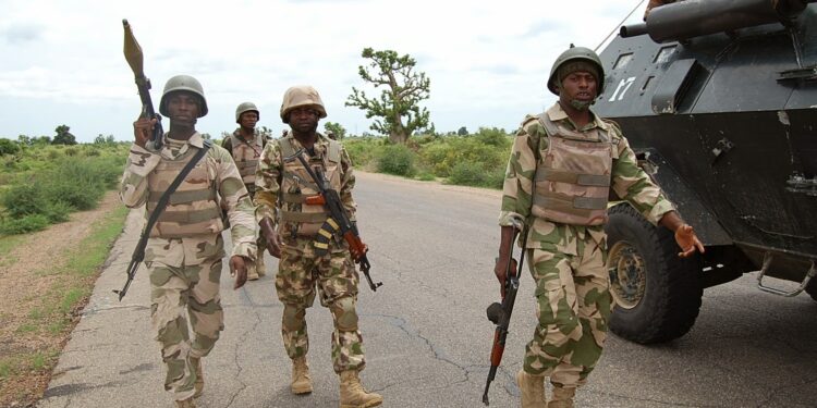 Nigerian Troops on a mission