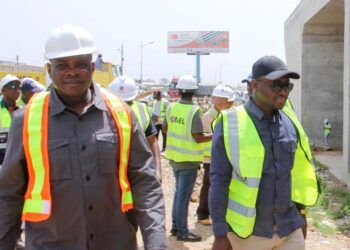 Roads Minister Hon Gpoverns Kwame Agbodza together with his Deputy Hon Alhassan Suhuyini Inspect Greater Accra Big Push Projects