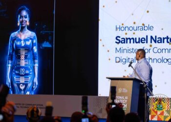 Ghana’s Minister for Communications, Digital Technology and Innovation, Hon. Samuel Nartey George