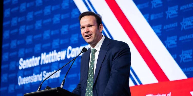 Senator Canavan Pushes Economic Revolution Agenda 1 Senator Matt Canavan